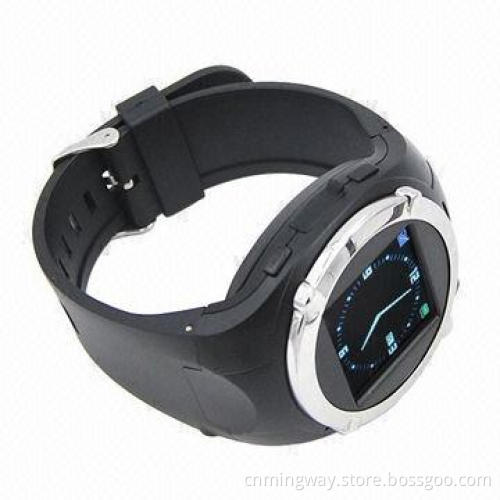 Unlocked GSM Mobile Watch Phone, Touch Screen MP3, Supports for 128 x 128 Pixels